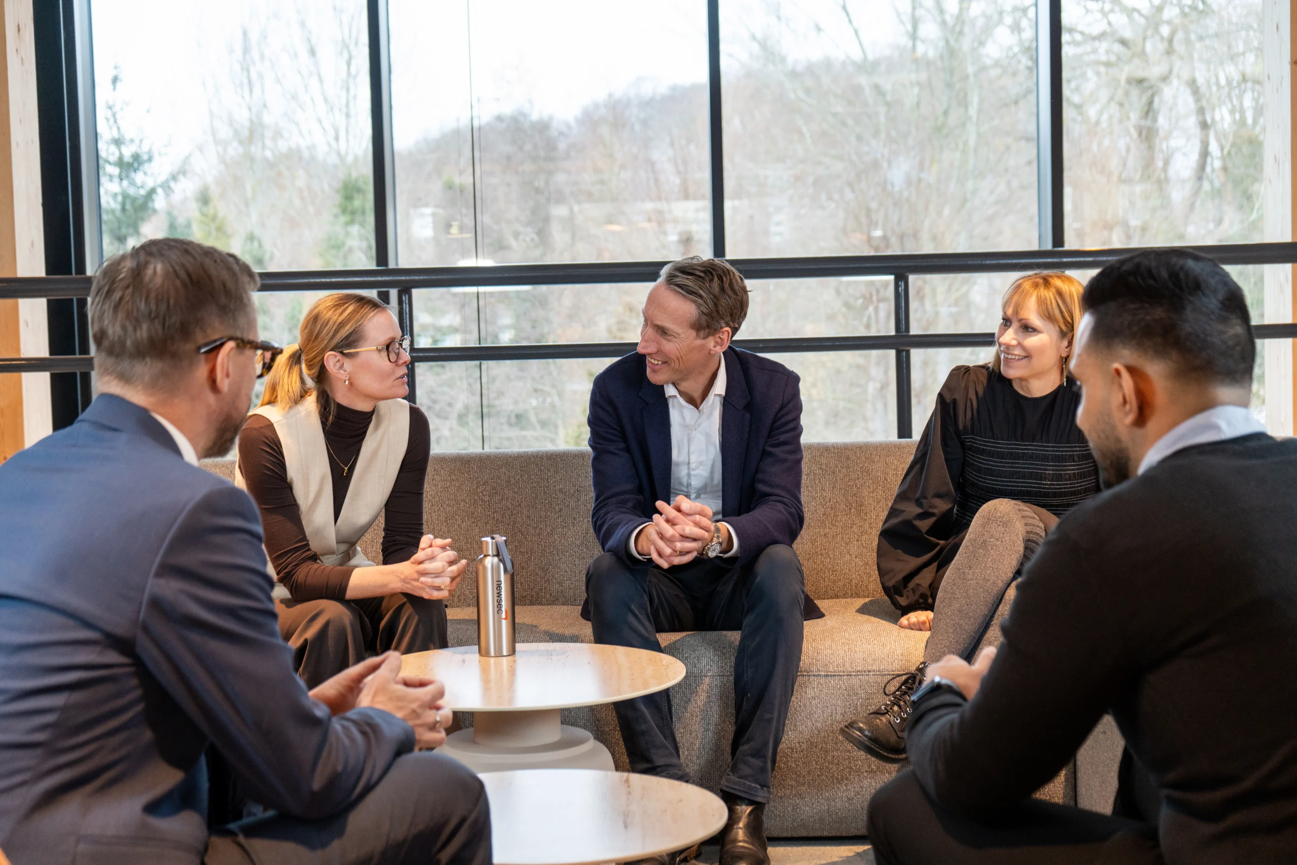 Møde mellem Newsec ledelsen om professionel ejendomsadministration i boligforening