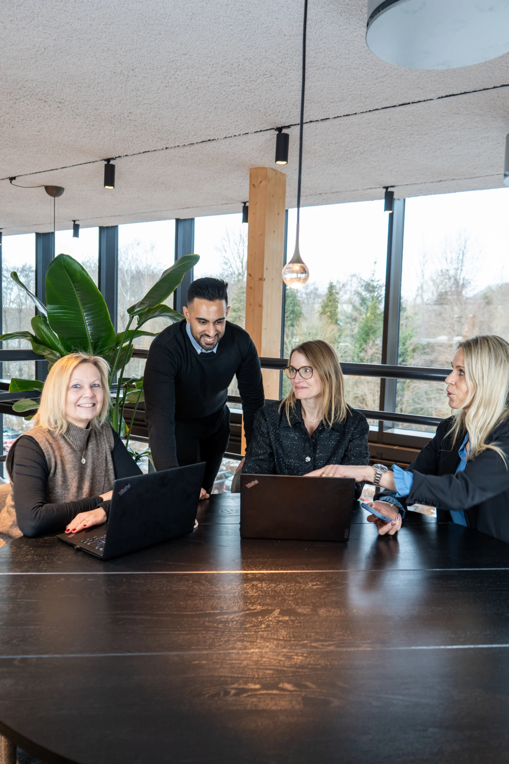 Koncernledelse hos Newsec med fokus på strategi