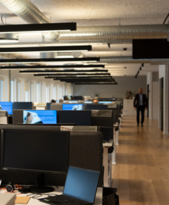 Medarbejdere på kontoret hos Newsec