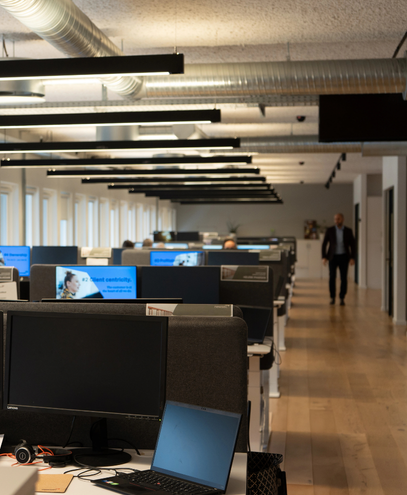 Medarbejdere på kontoret hos Newsec